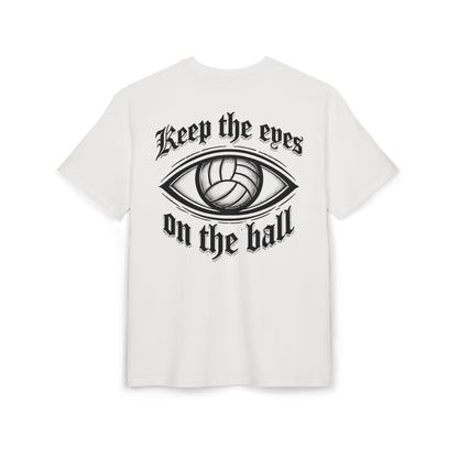 "Eyes on the ball" Oversized