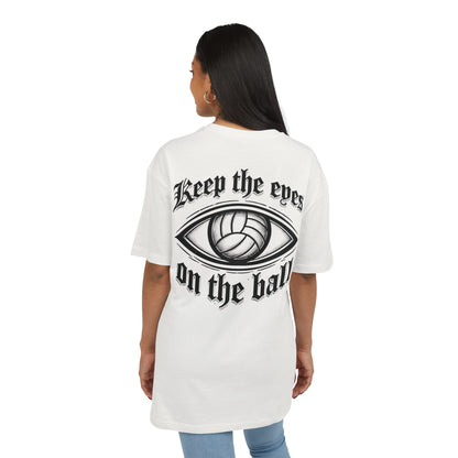 "Eyes on the ball" Oversized